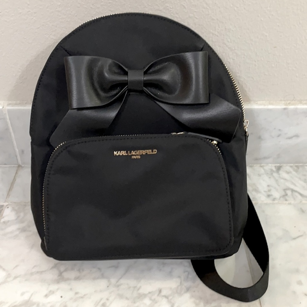BLACK MINI BACKPACK